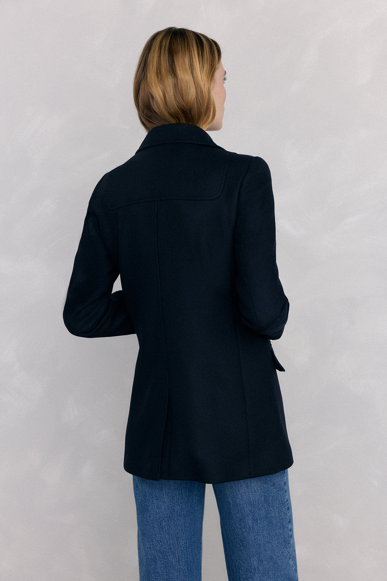 Pedro del Hierro Sailor-style coat Blue