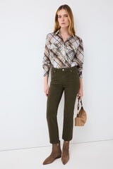 Pedro del Hierro Push up straight basic jeans Green