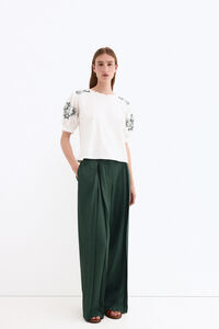 Pedro del Hierro Embroidered combined T-shirt