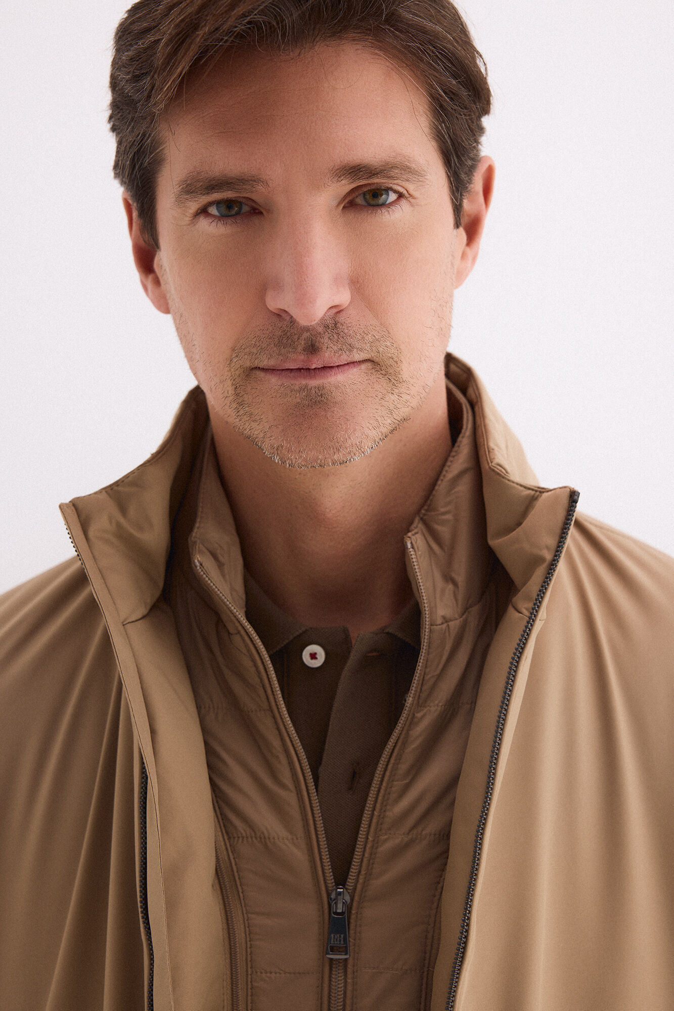 Pedro del Hierro Removable lining jacket Beige