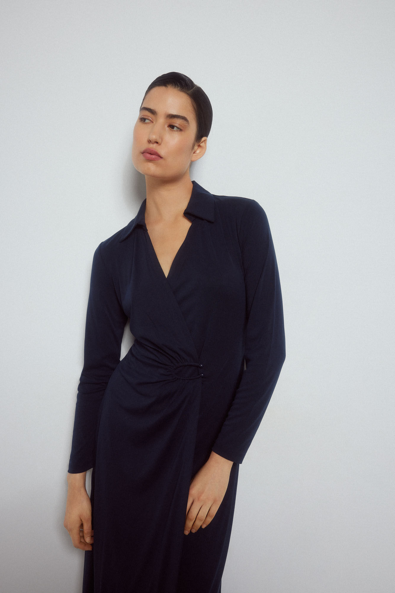 Pedro del Hierro Vestido con hebilla Azul