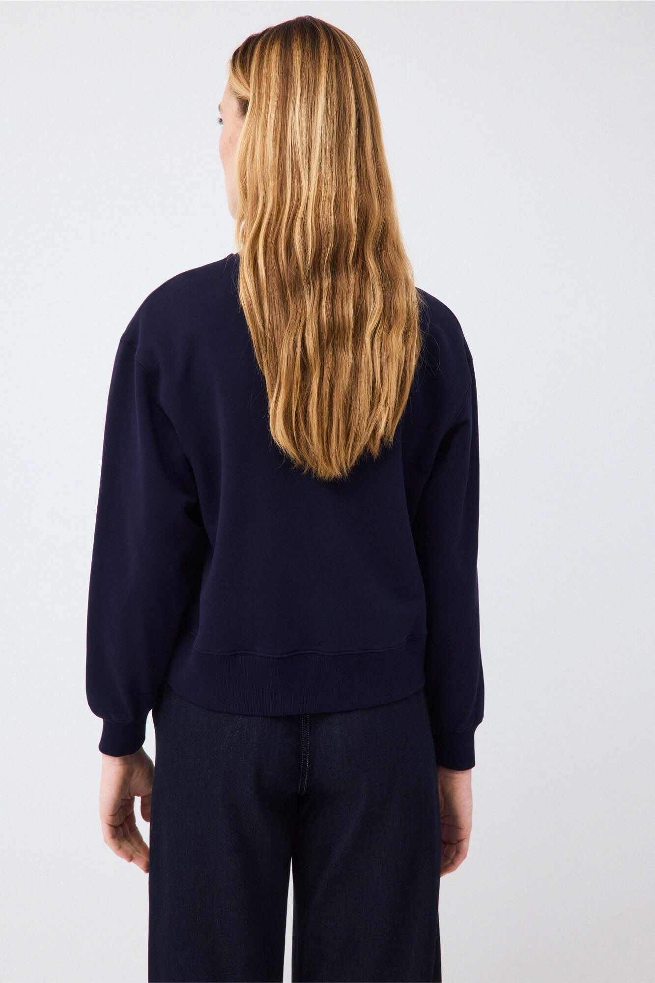 Pedro del Hierro Logo sweatshirt Blue
