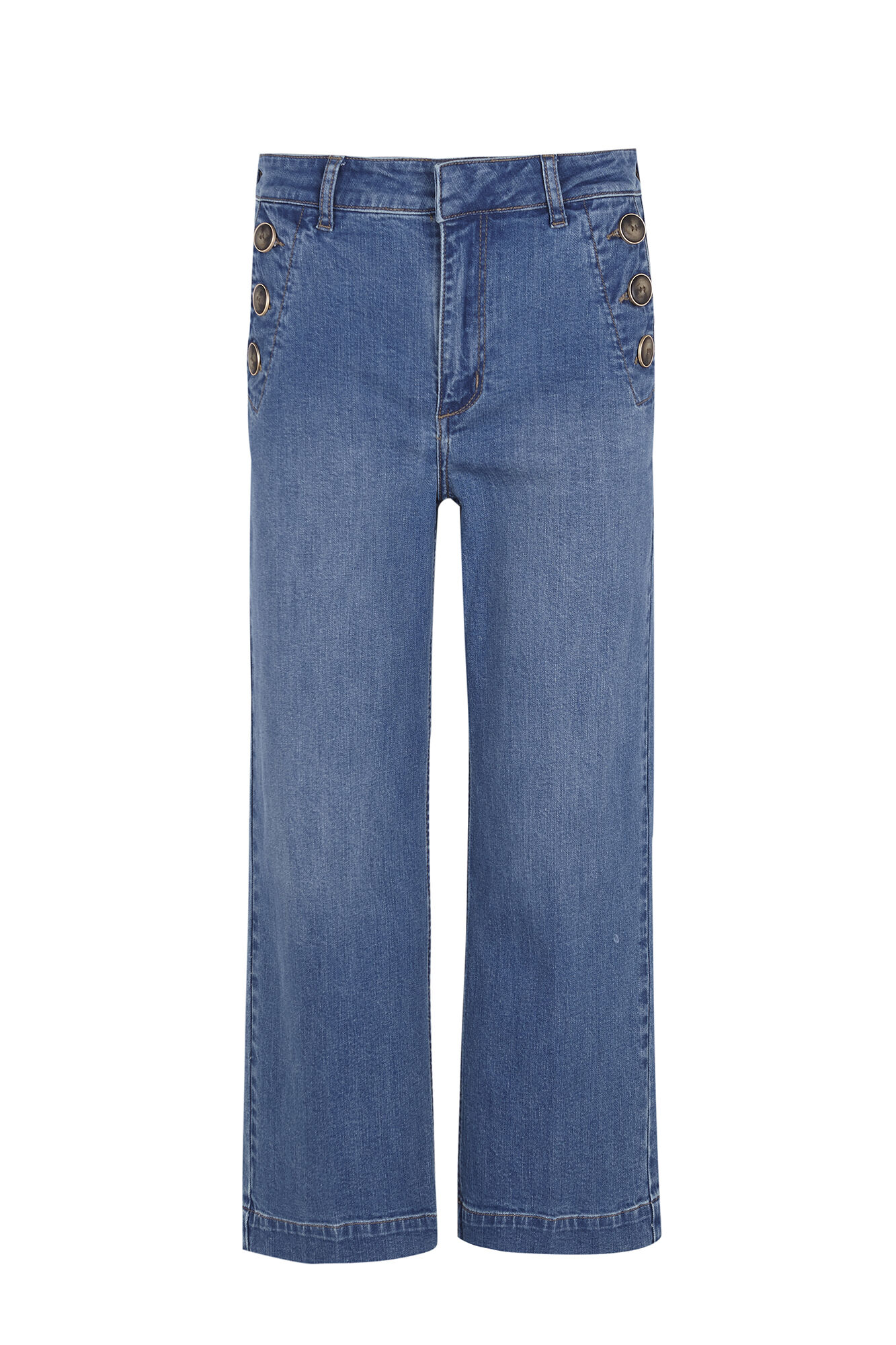 Pedro del Hierro Capri wide leg jeans Blue