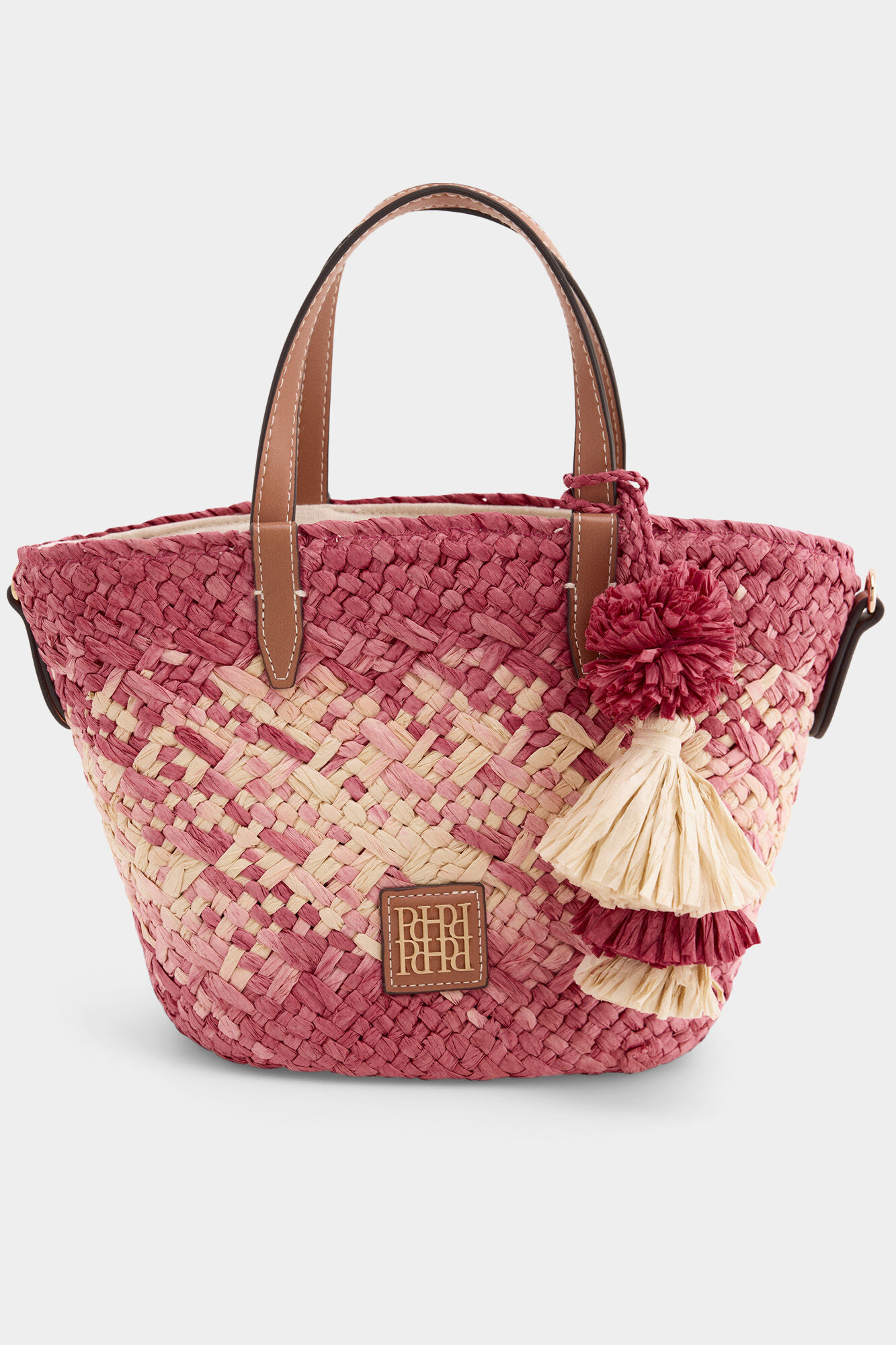 Pedro del Hierro Basket bag Pink
