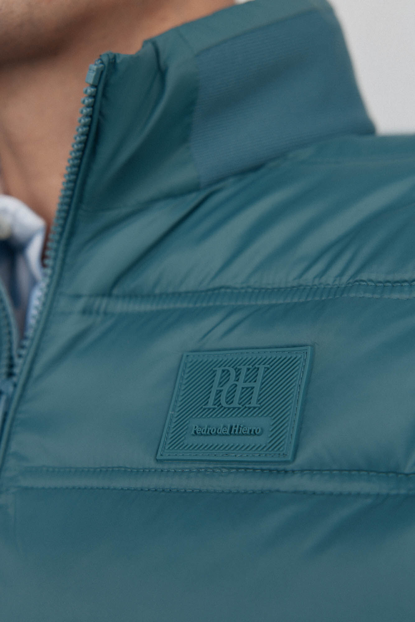 Pedro del Hierro Ultralight gilet  Turquoise