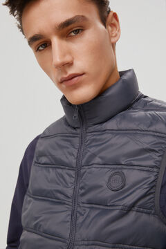 Pedro del Hierro Ultralight quilted gilet Grey