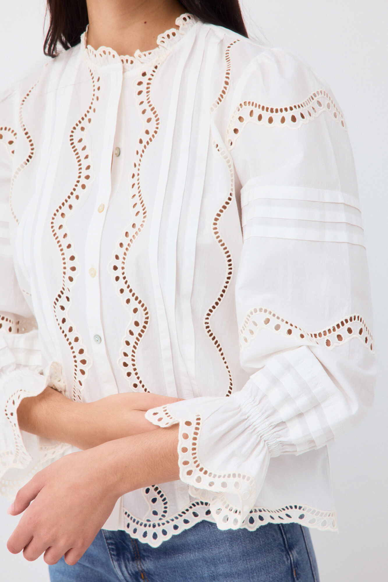 Pedro del Hierro Blusa bordada