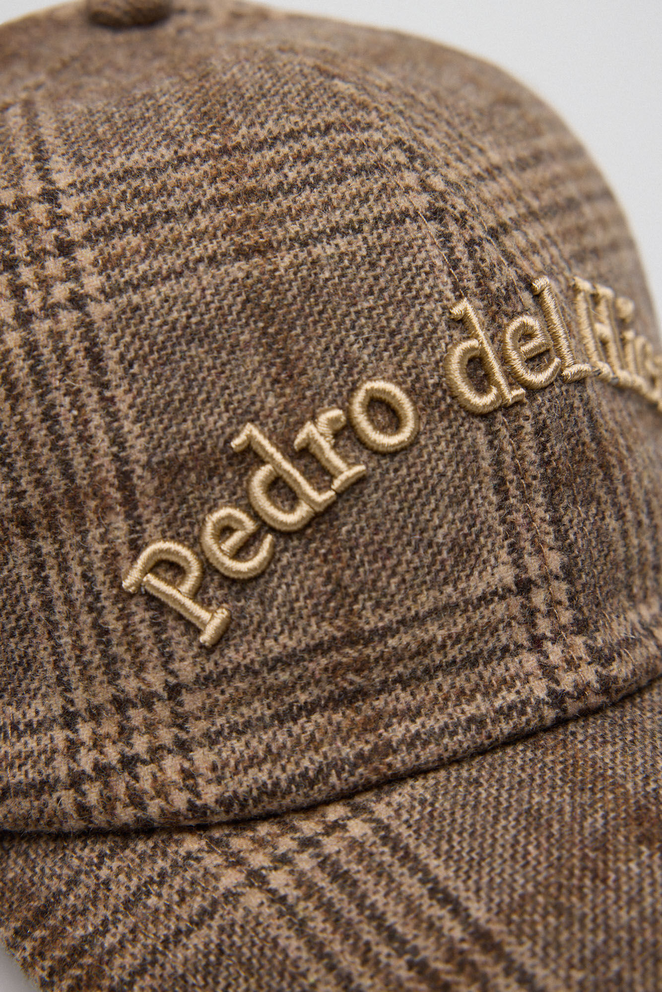 Pedro del Hierro Fabric baseball cap Brown