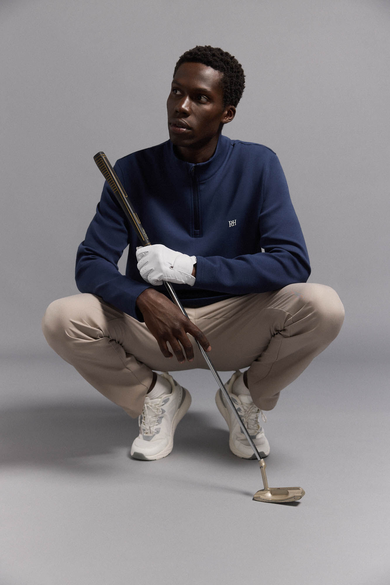 Pedro del Hierro fecho-&eacute;clair com Sweatshirt para golfe Azul