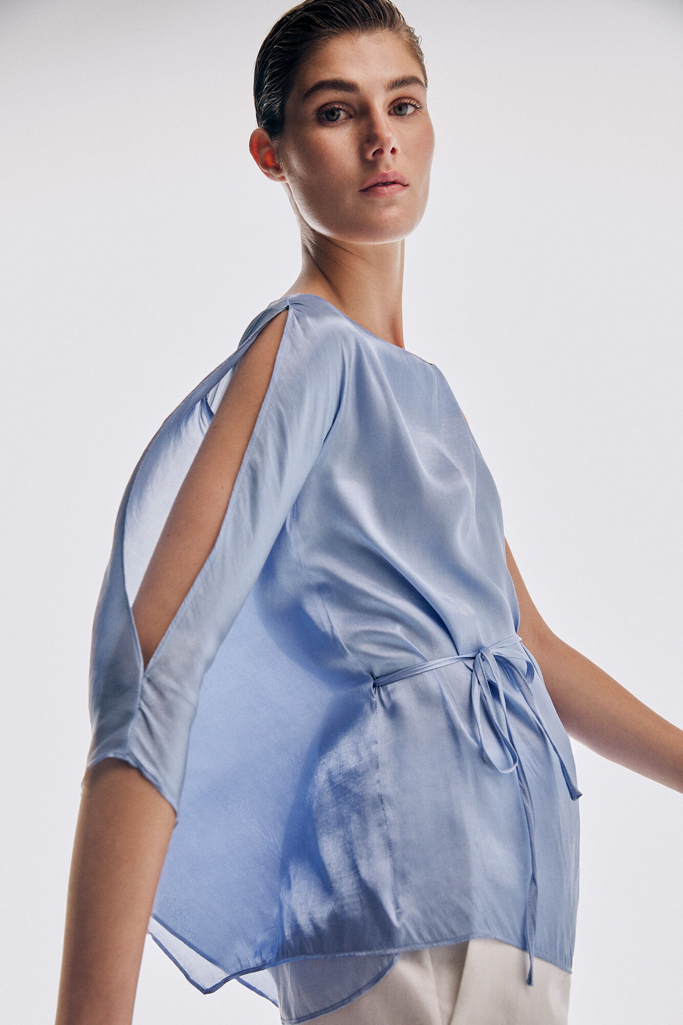 Pedro del Hierro Crew neck top Blue