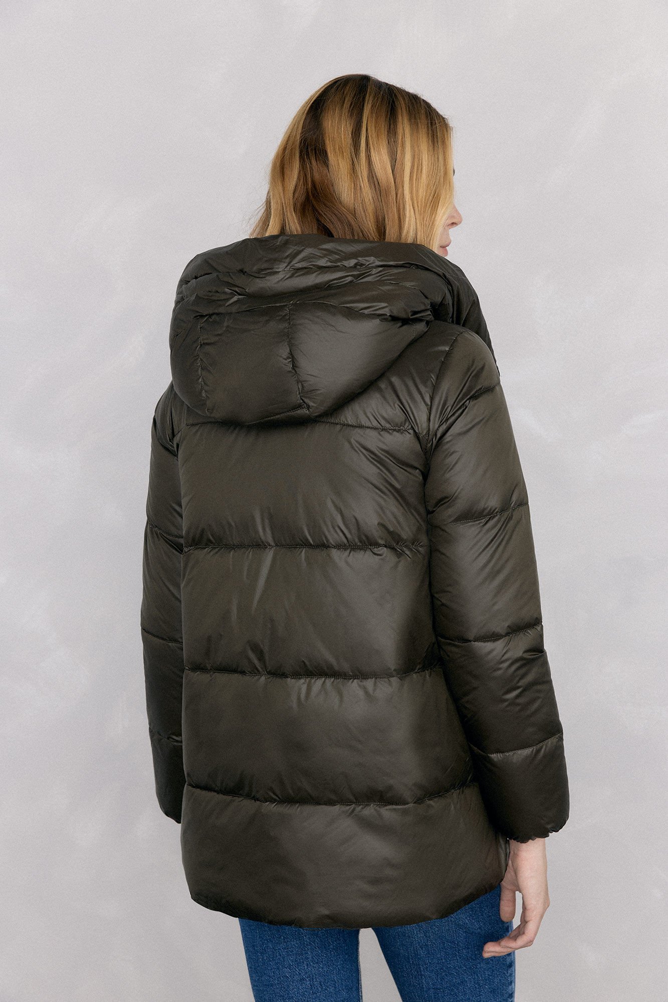 Pedro del Hierro Parka curta capuz Verde