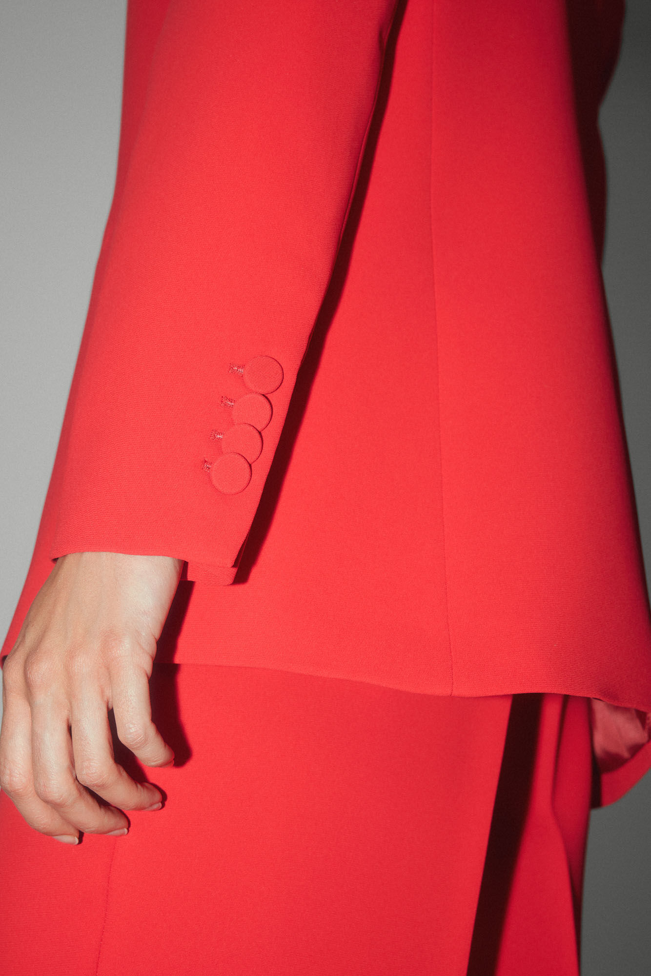 TFP by Tamara Falc&oacute; Blazer vermelho Vermelho