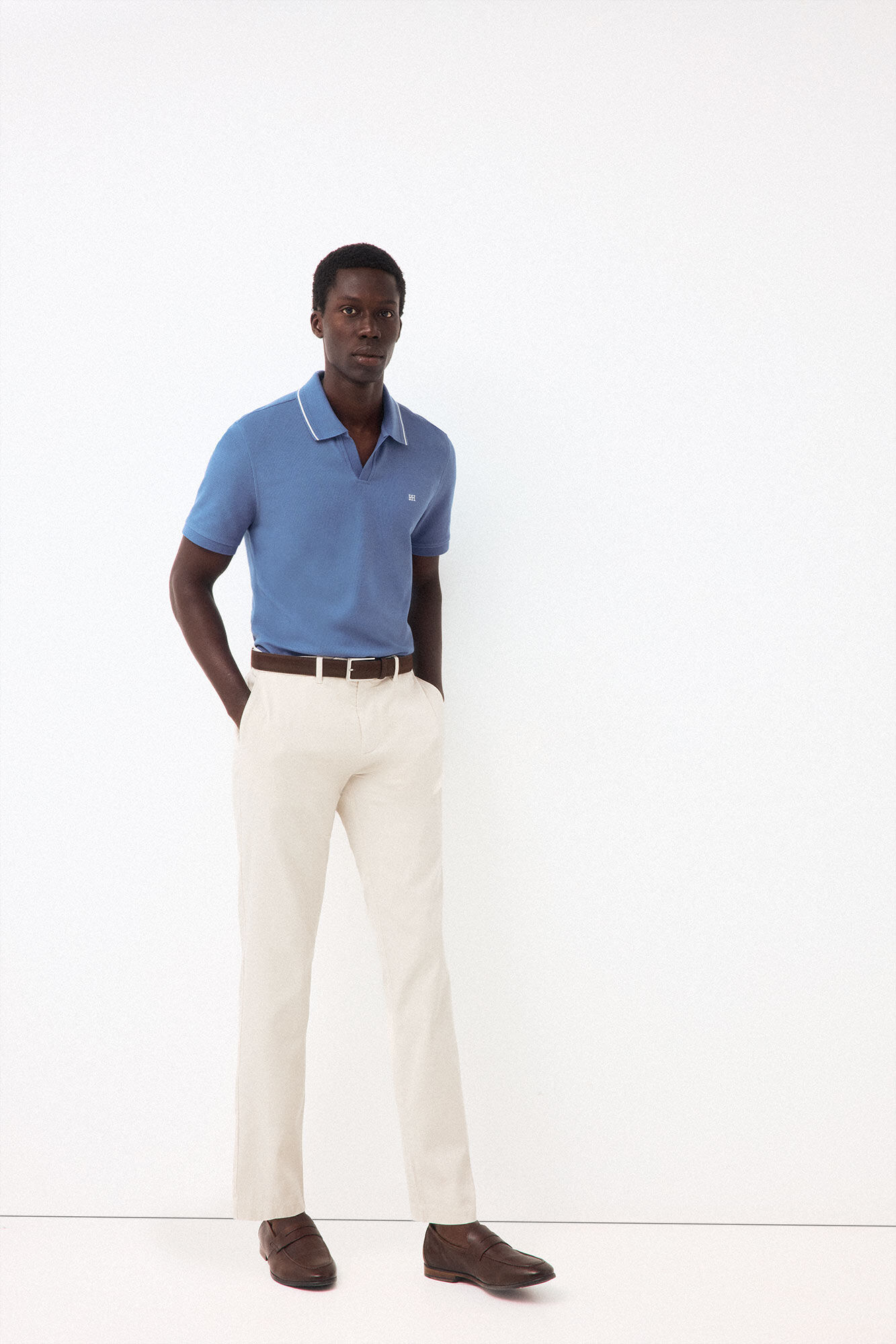 Pedro del Hierro Lightweight structure slim chinos