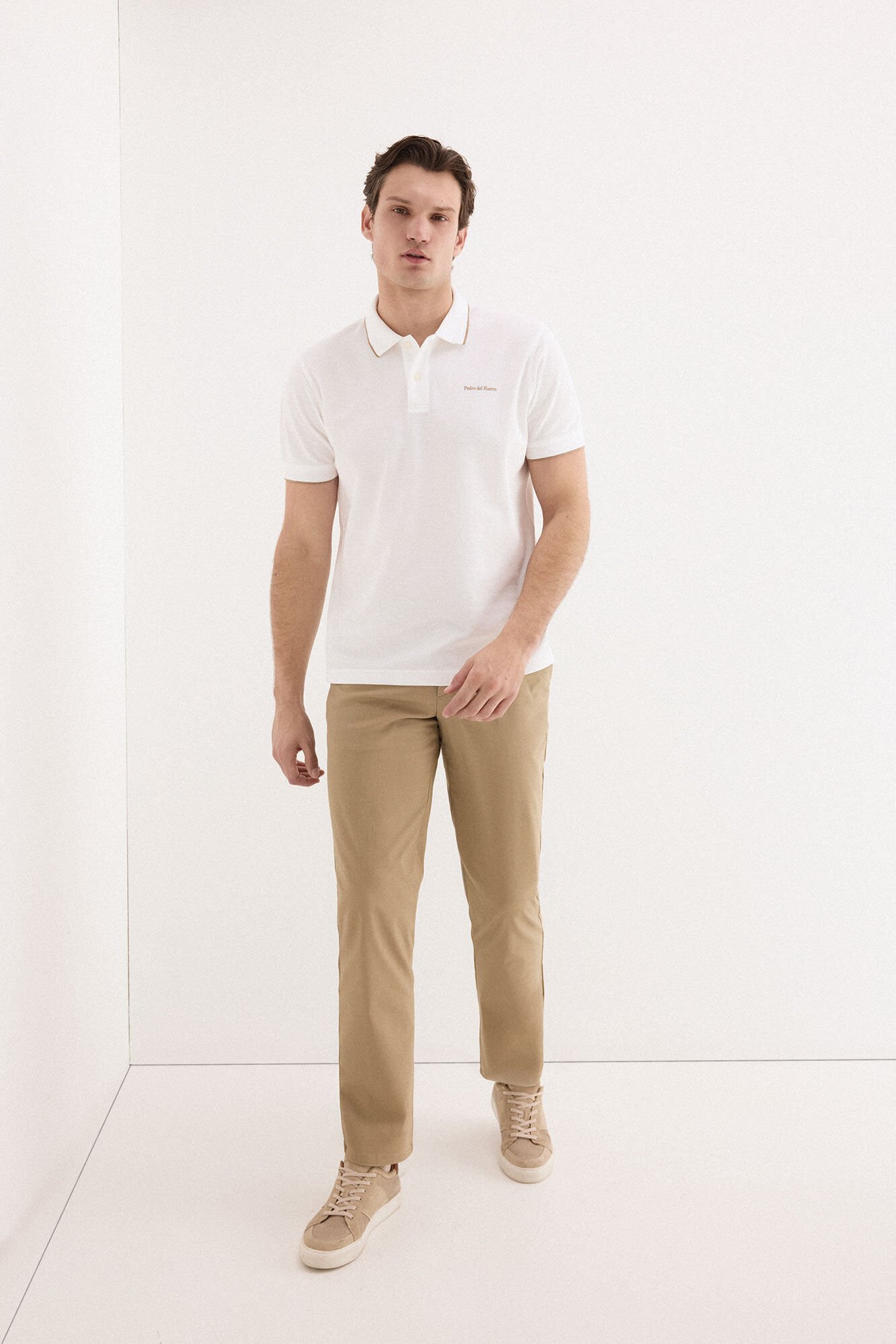Pedro del Hierro Polo shirt with logo tips