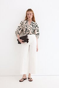 Pedro del Hierro Classic wide flare trousers