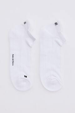 Pedro del Hierro Plain sports socks White