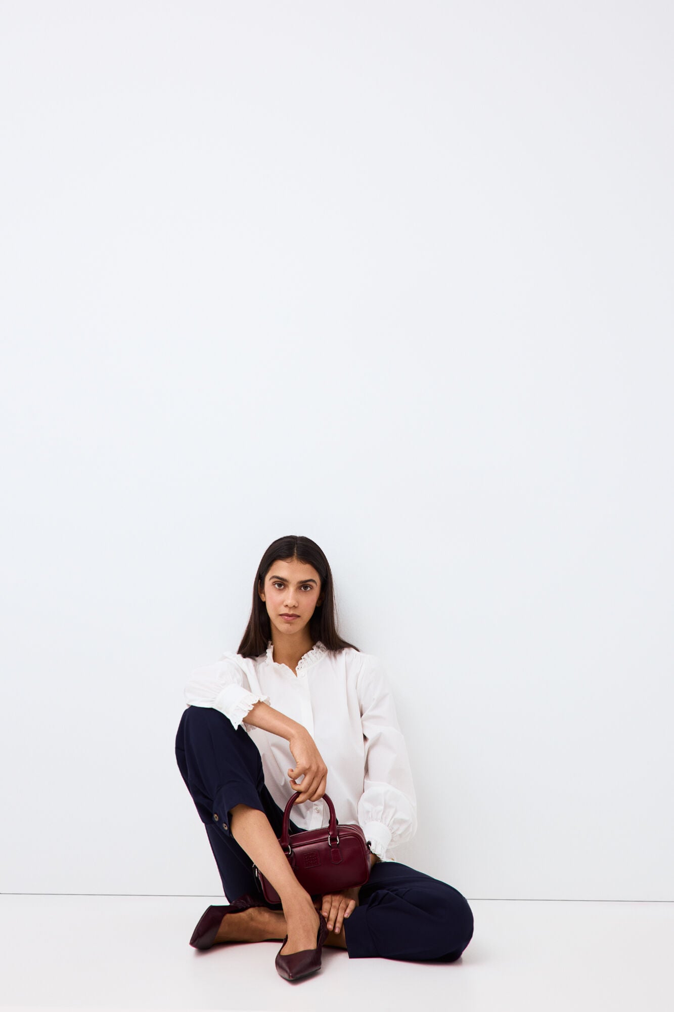 Pedro del Hierro Embroidered shirt White