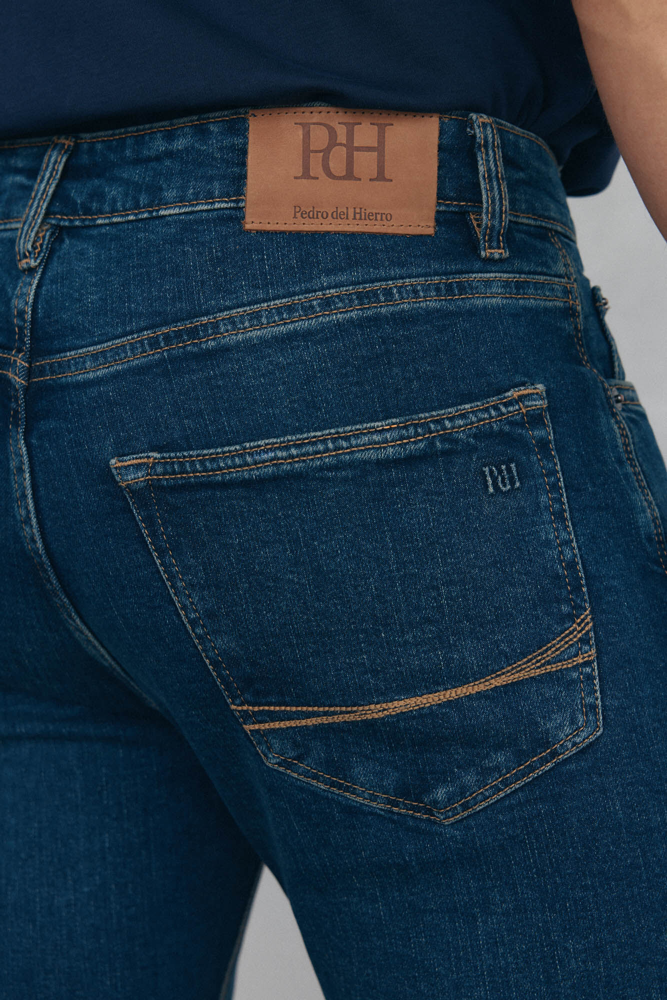 Pedro del Hierro Cal&ccedil;as de ganga premium flex regular fit Azul