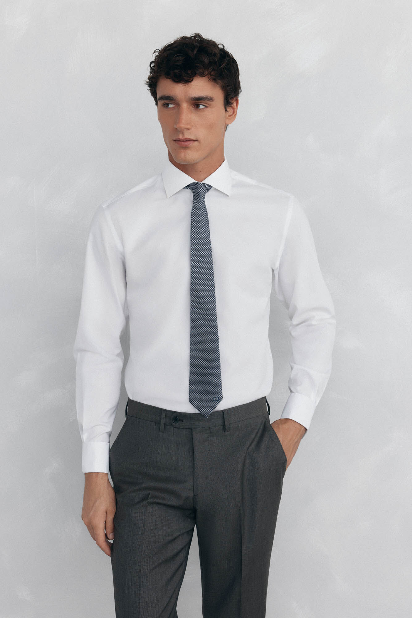 Pedro del Hierro Shirt with cufflinks, non-iron and stain-resistant