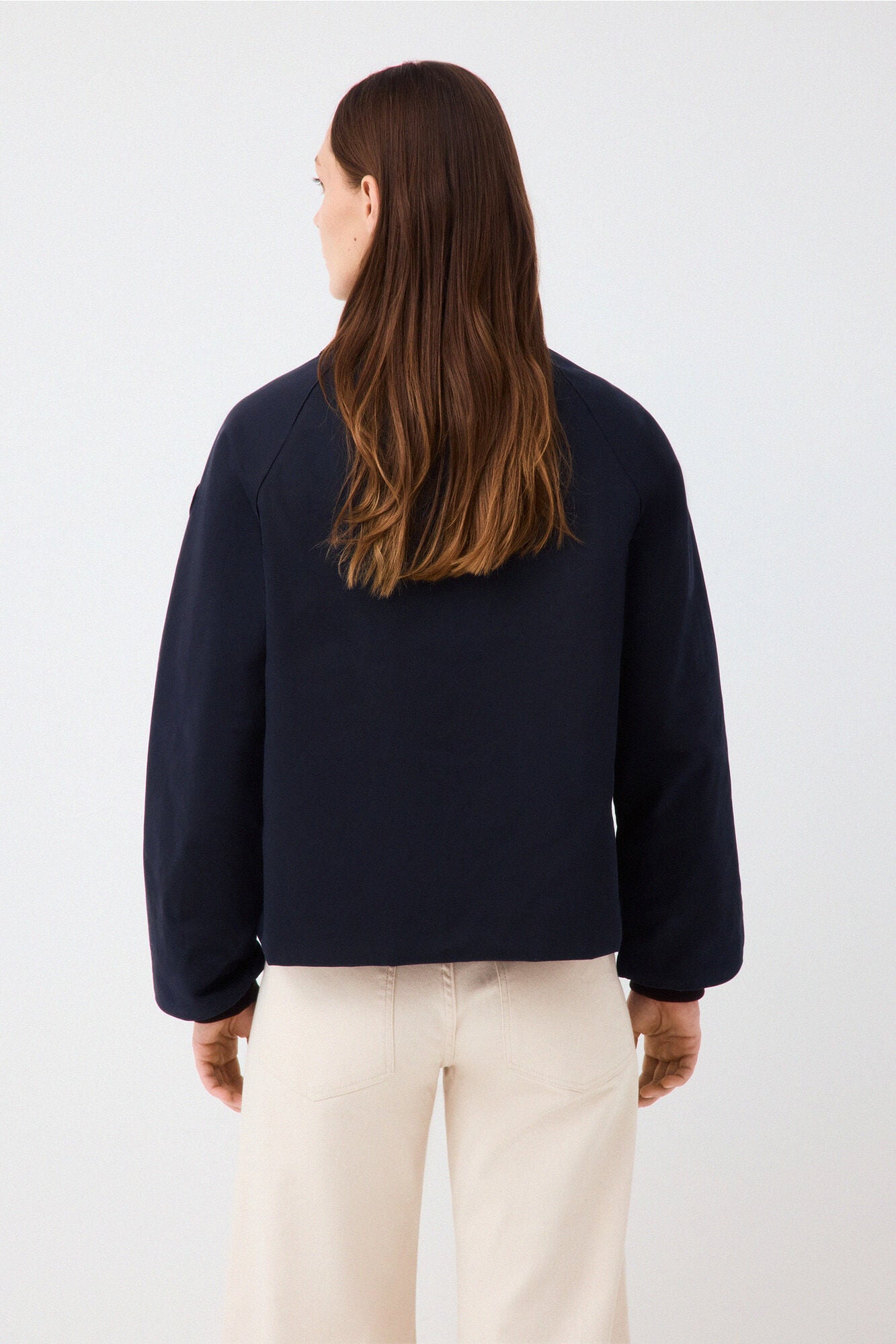 Pedro del Hierro Waxed short puffer parka Blue
