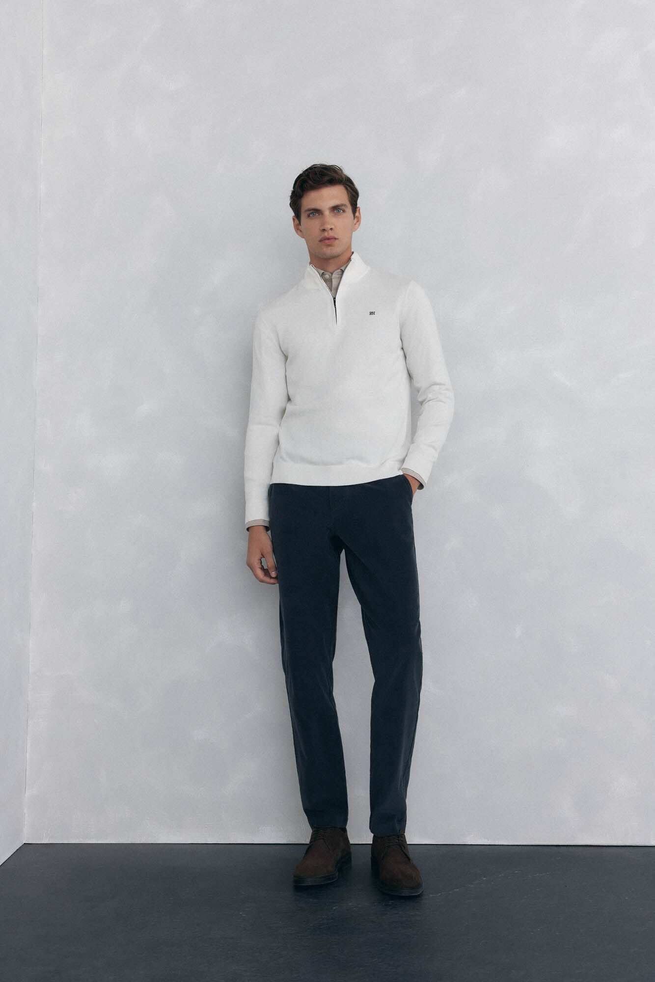 Pedro del Hierro Su&eacute;ter semi-cisne Branco