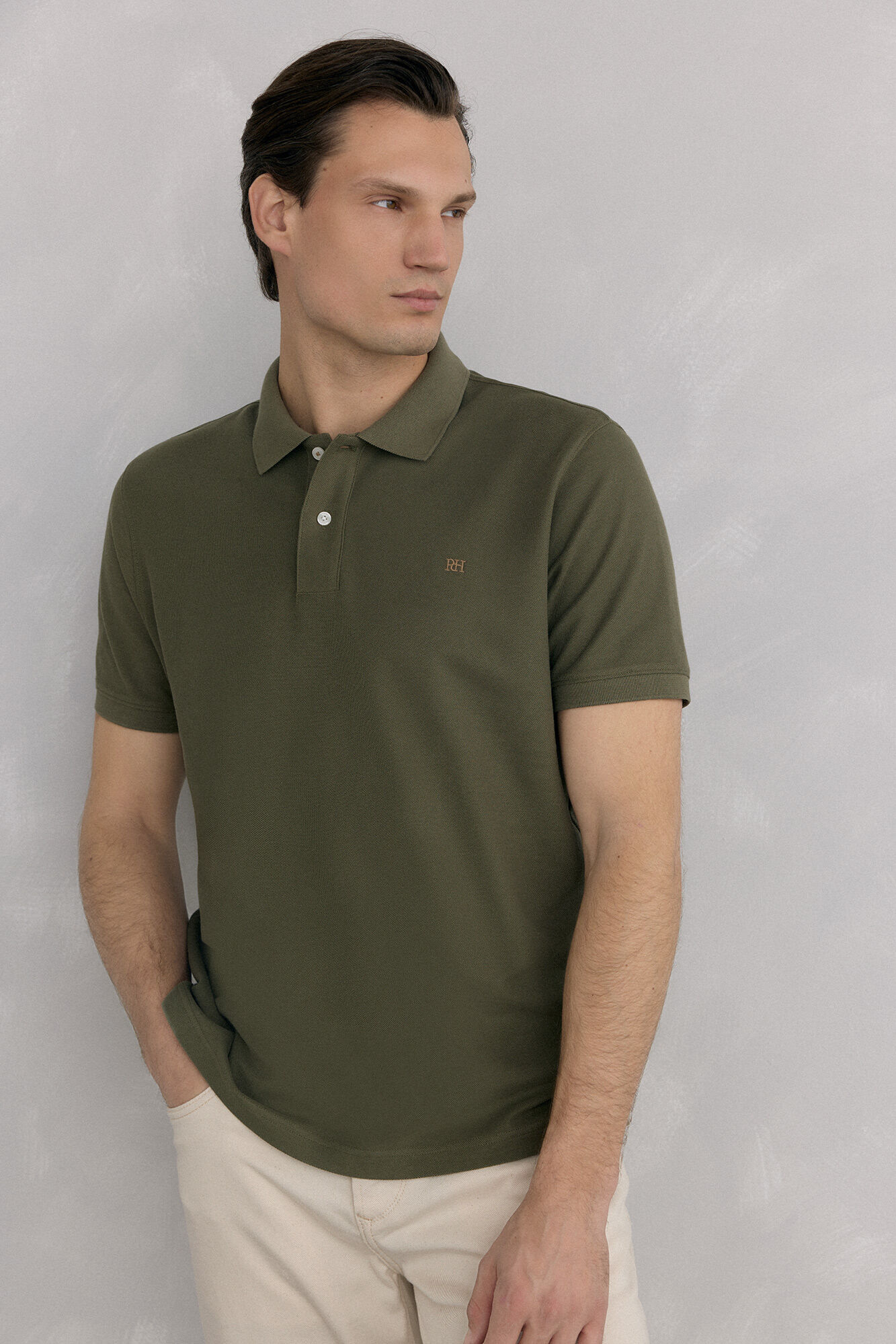 Pedro del Hierro Basic piqu&eacute; polo shirt