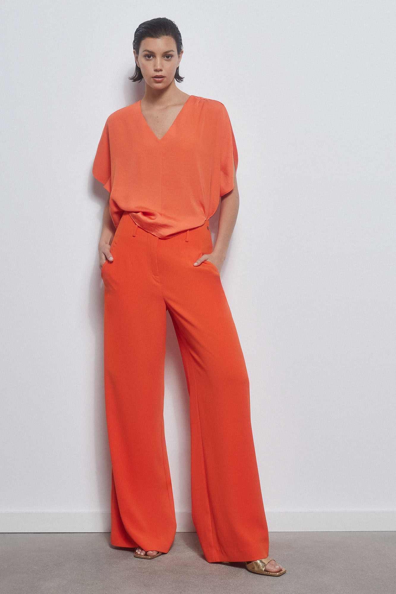 Pedro del Hierro Fluid blouse Orange