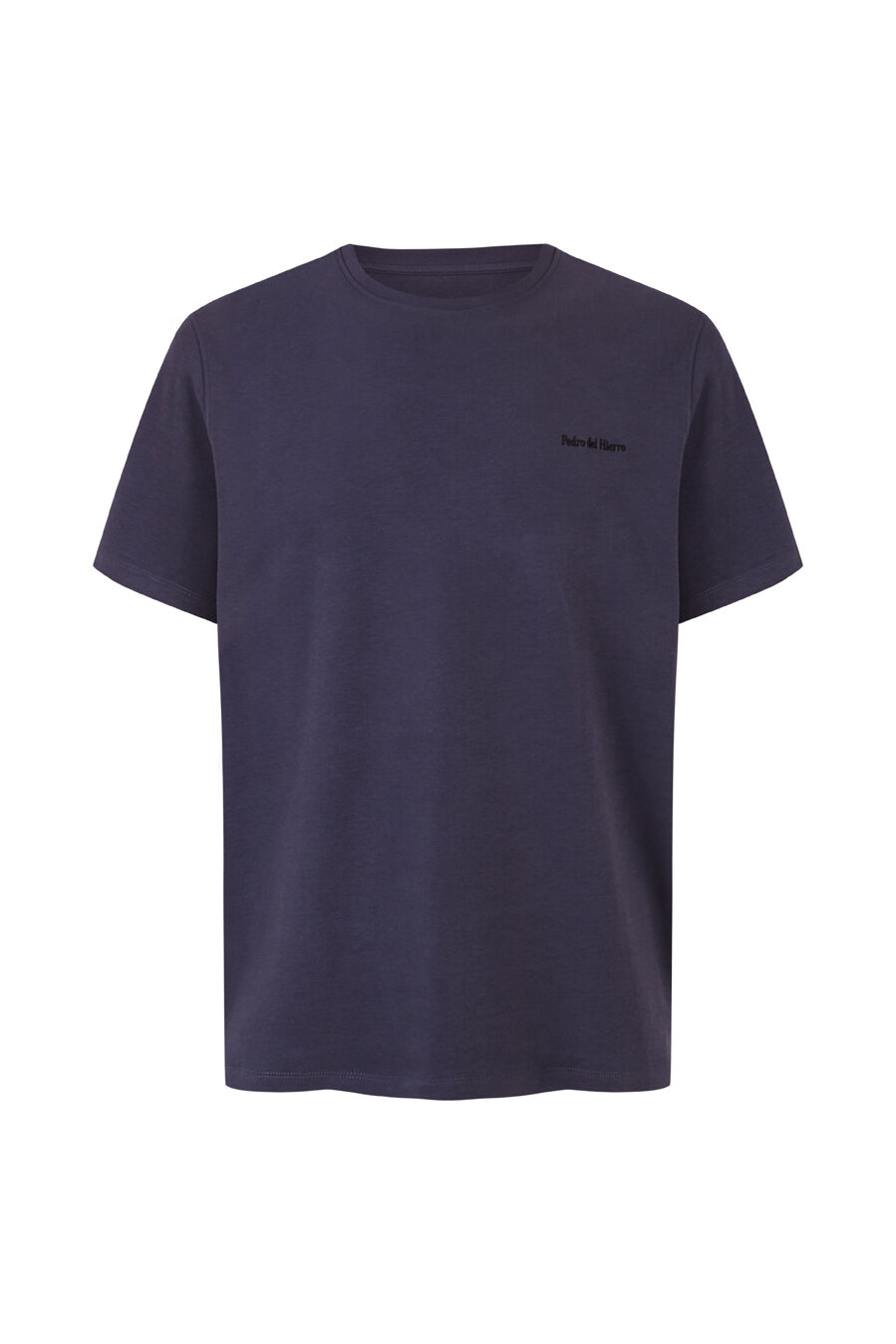 Pedro del Hierro Spanish cotton short sleeve T-shirt Blue