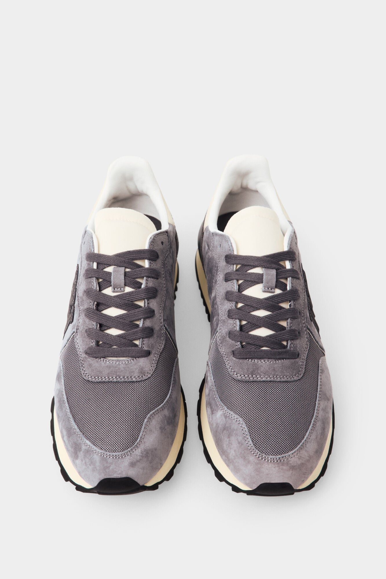 Pedro del Hierro Combined leather trainers