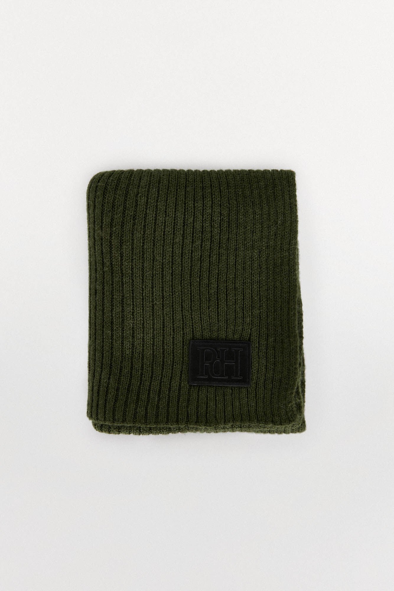 Pedro del Hierro Jersey-knit scarf Green