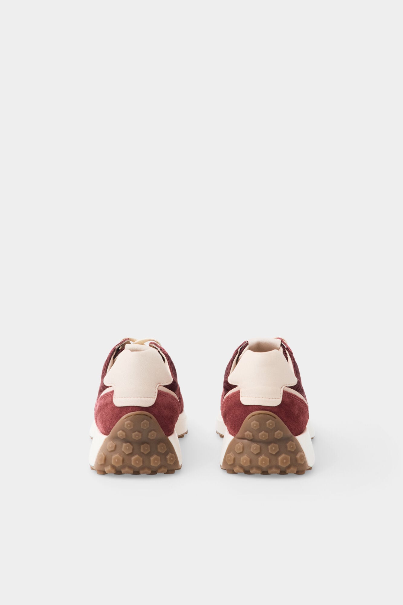 Pedro del Hierro Leather sneaker Burgundy