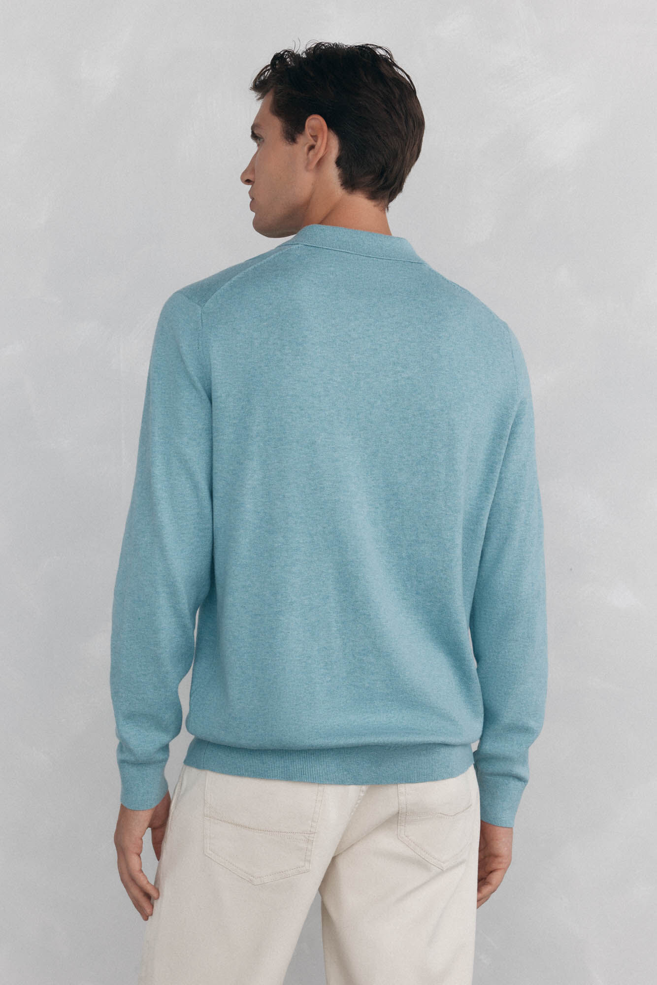 Pedro del Hierro Polo-neck jumper Blue