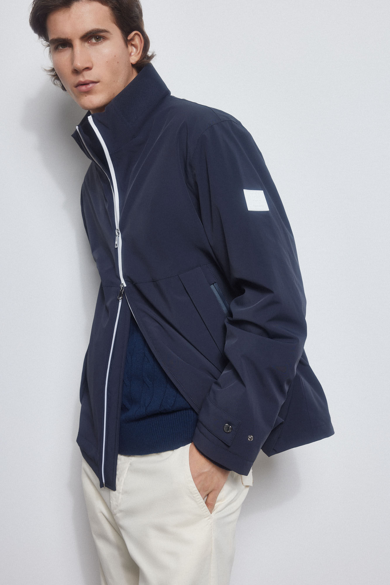 Pedro del Hierro Technical jacket Blue