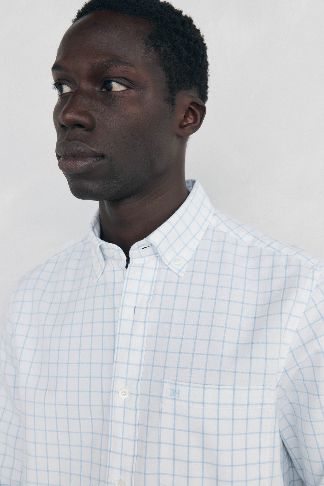 Pedro del Hierro Brushed Oxford Check Shirt