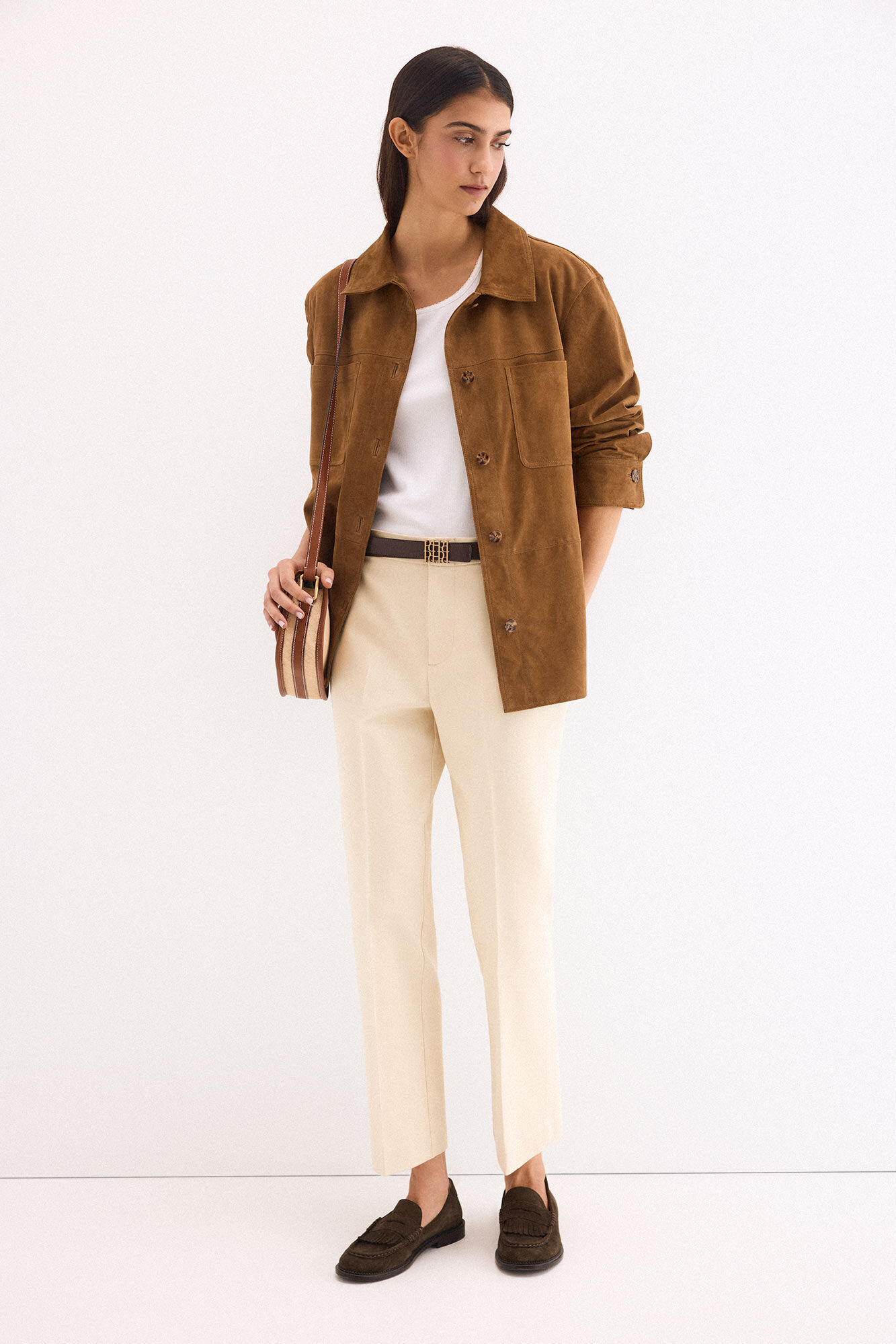 Pedro del Hierro Classic straight trousers