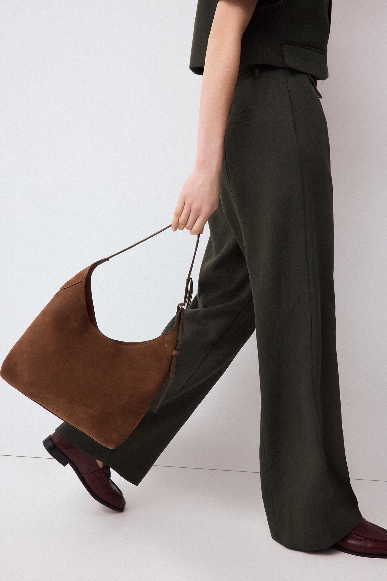 Pedro del Hierro Straight trousers Green