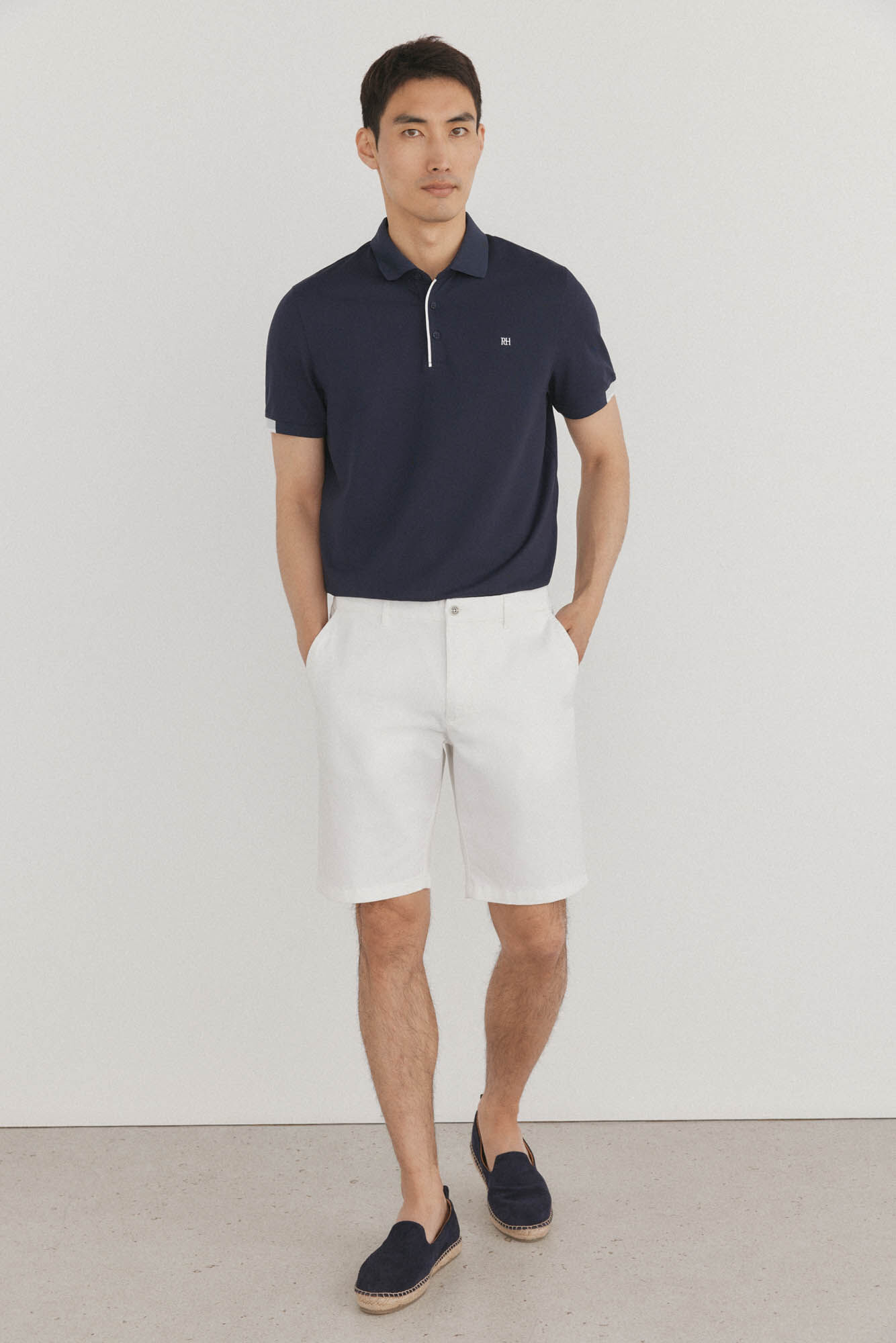 Pedro del Hierro Polo pu&ntilde;os contraste Azul