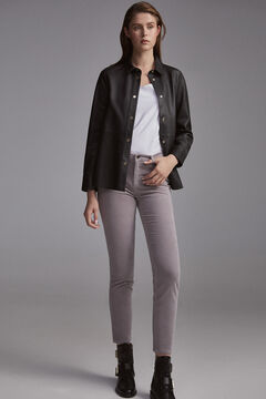 Pedro del Hierro Push-up corduroy trousers Grey