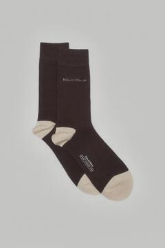 Pedro del Hierro Plain sports socks Brown