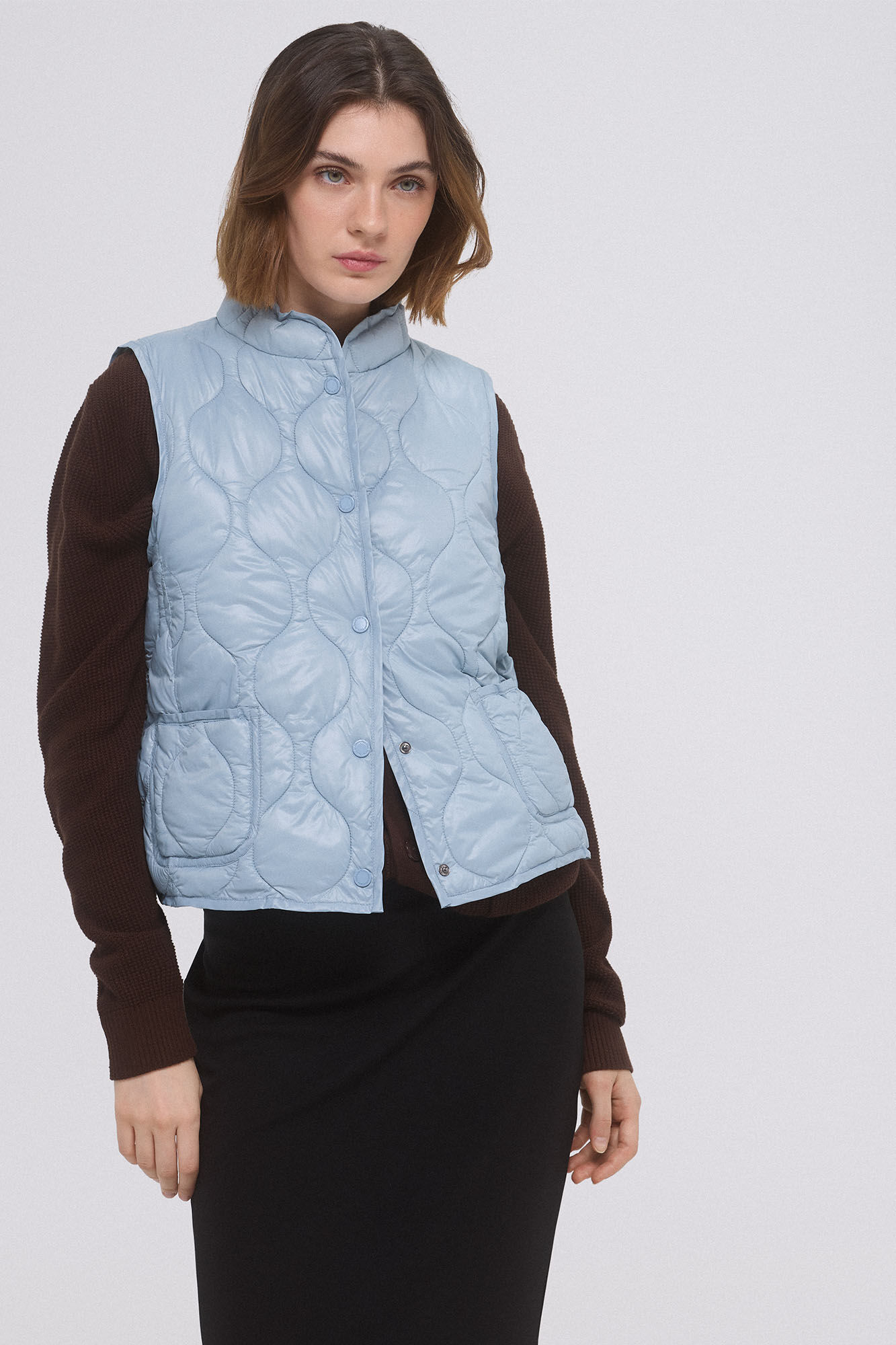 Pedro del Hierro gola Colete Azul