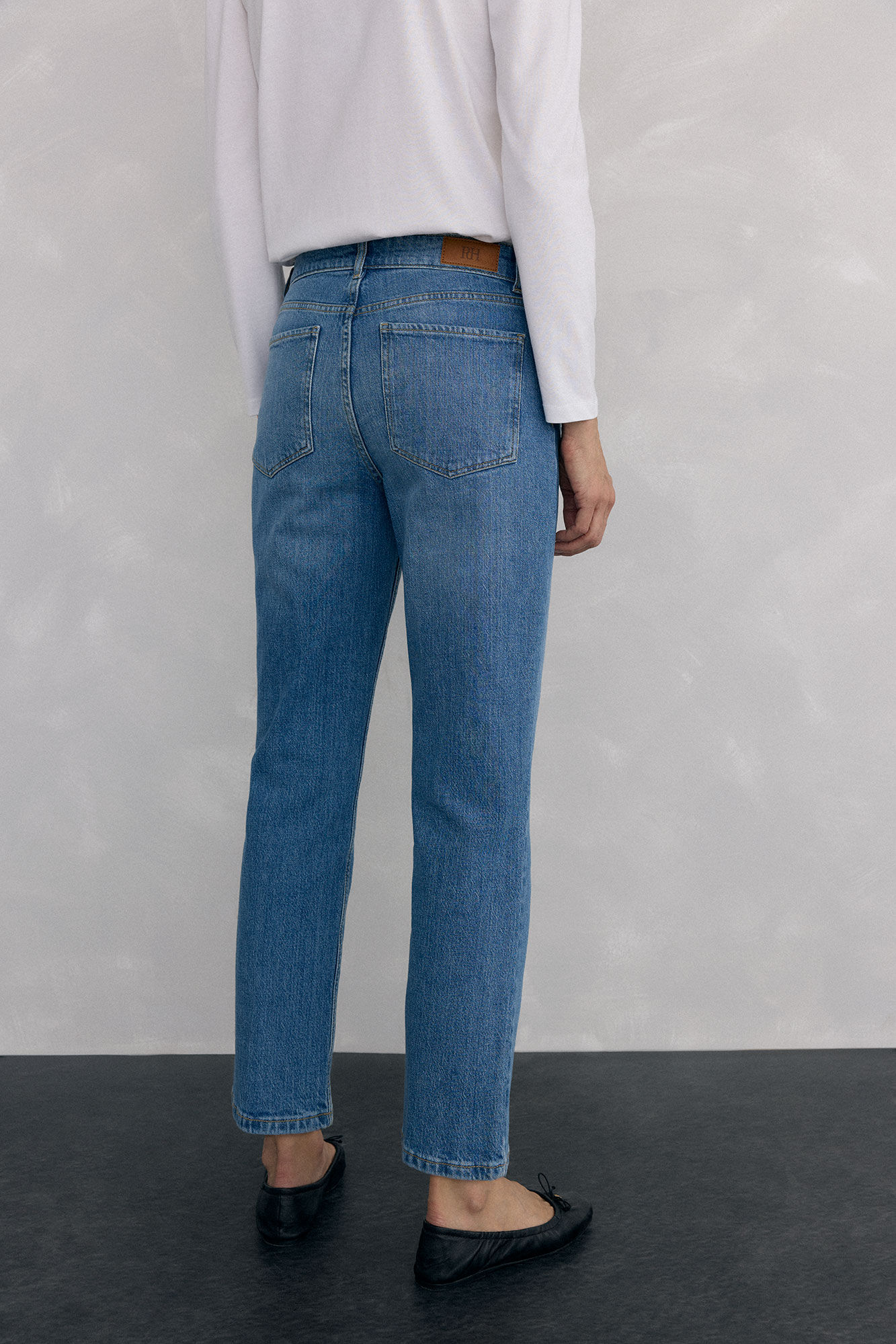 Pedro del Hierro Jeans straight basic Azul