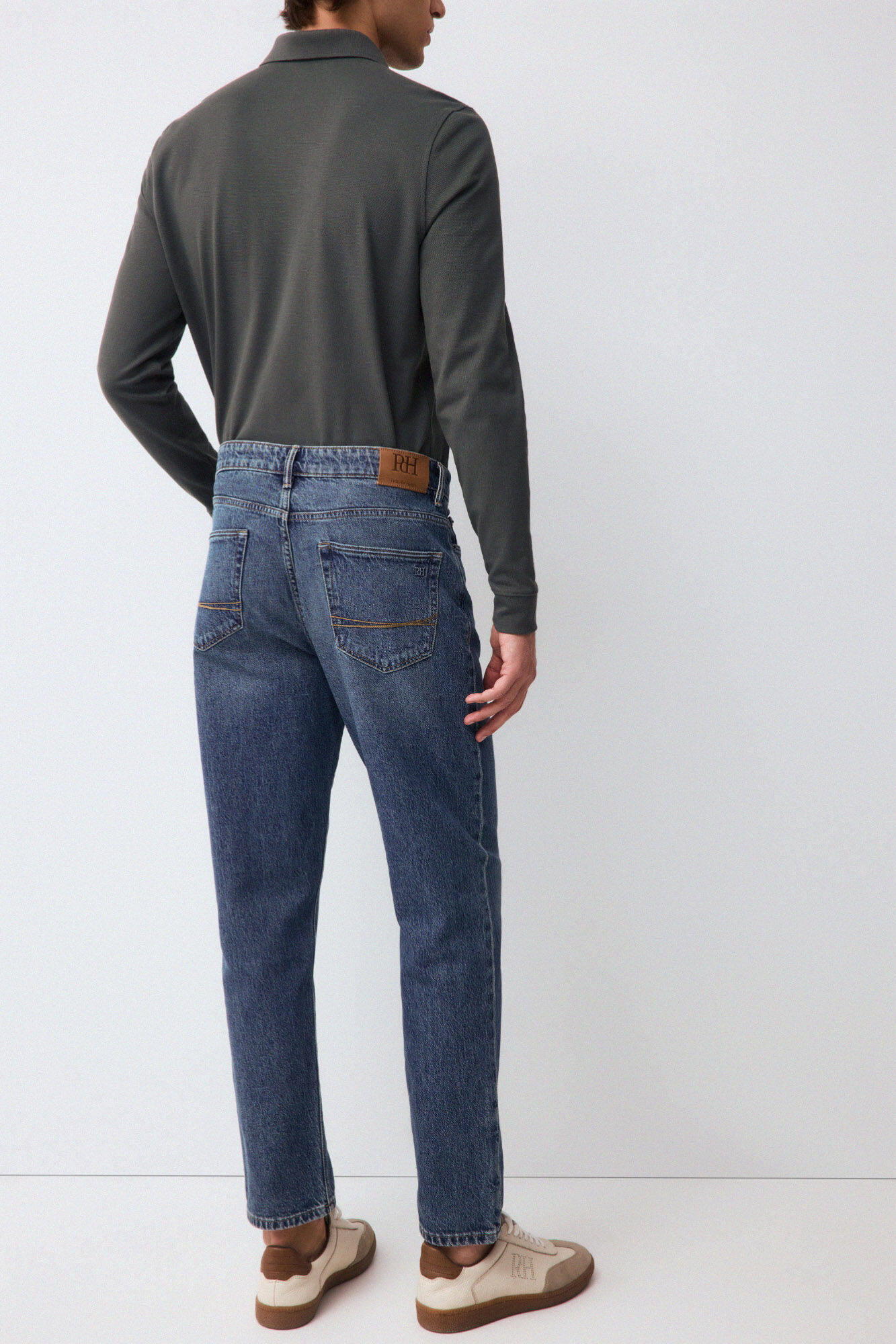 Pedro del Hierro Tapered fit jeans Blue