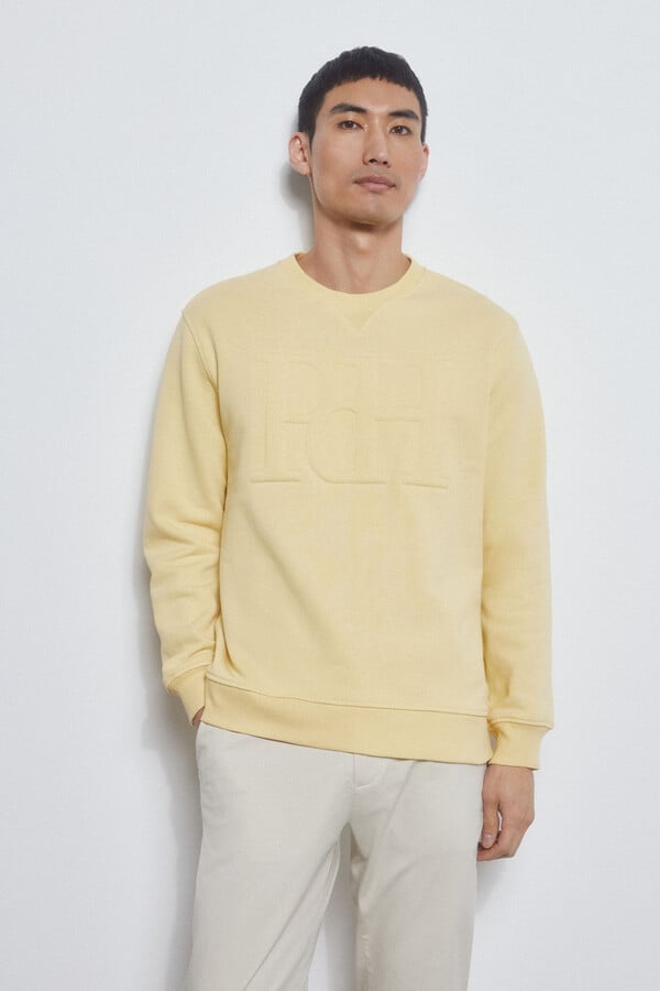 Pedro del Hierro sweatshirt caixa logo Amarelo