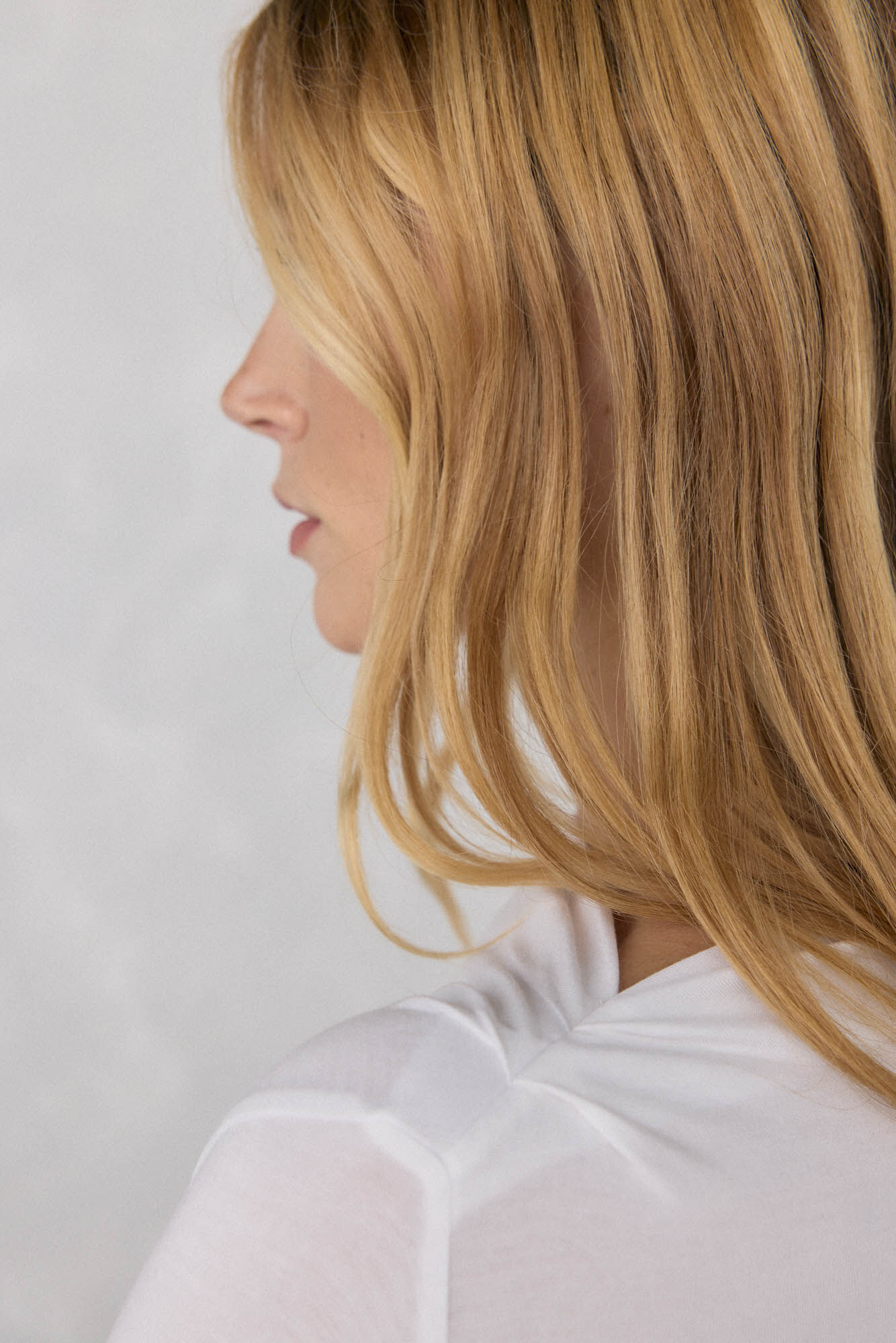 Pedro del Hierro Flowy T-shirt with cuffs White