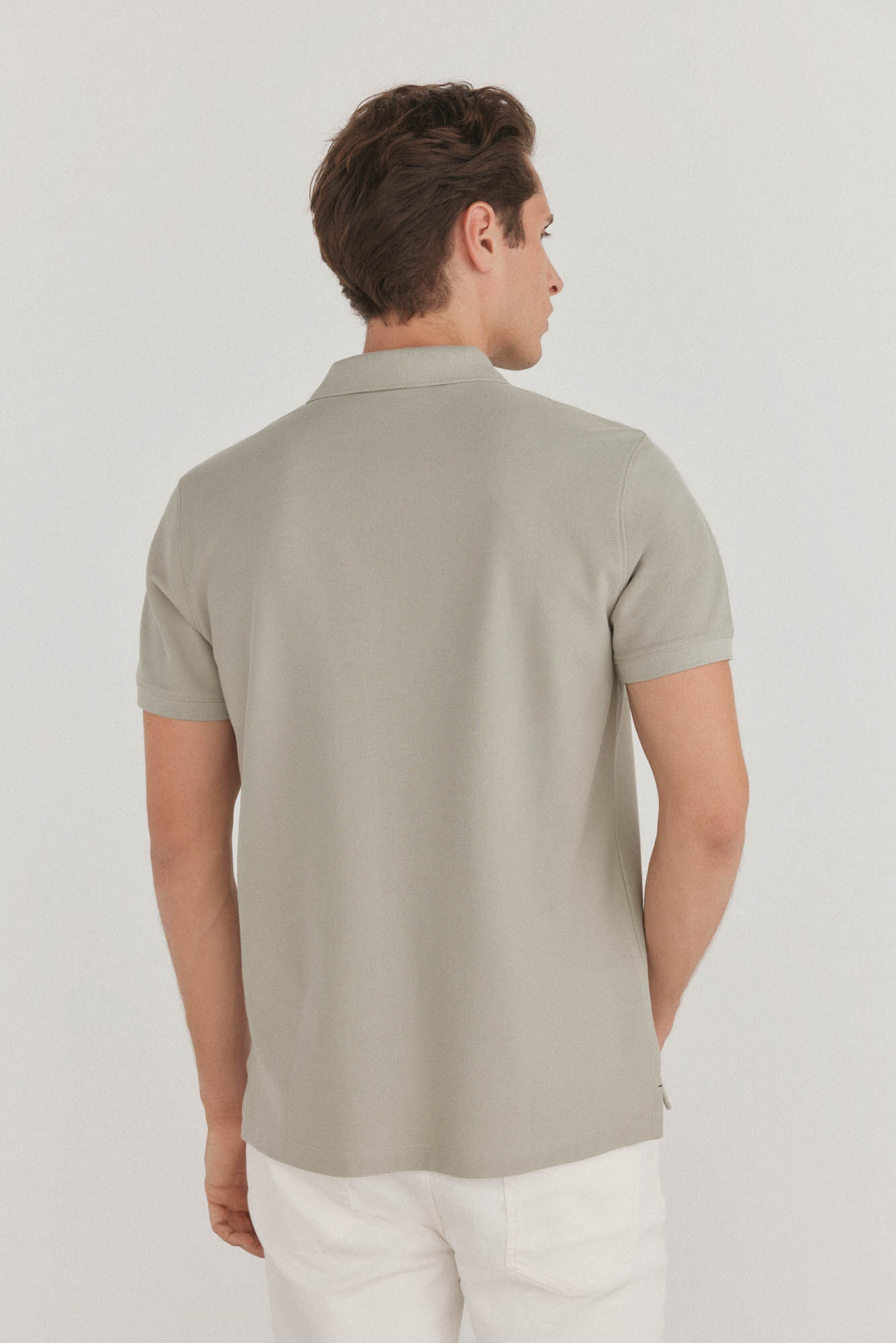 Pedro del Hierro Essential slim polo shirt Green