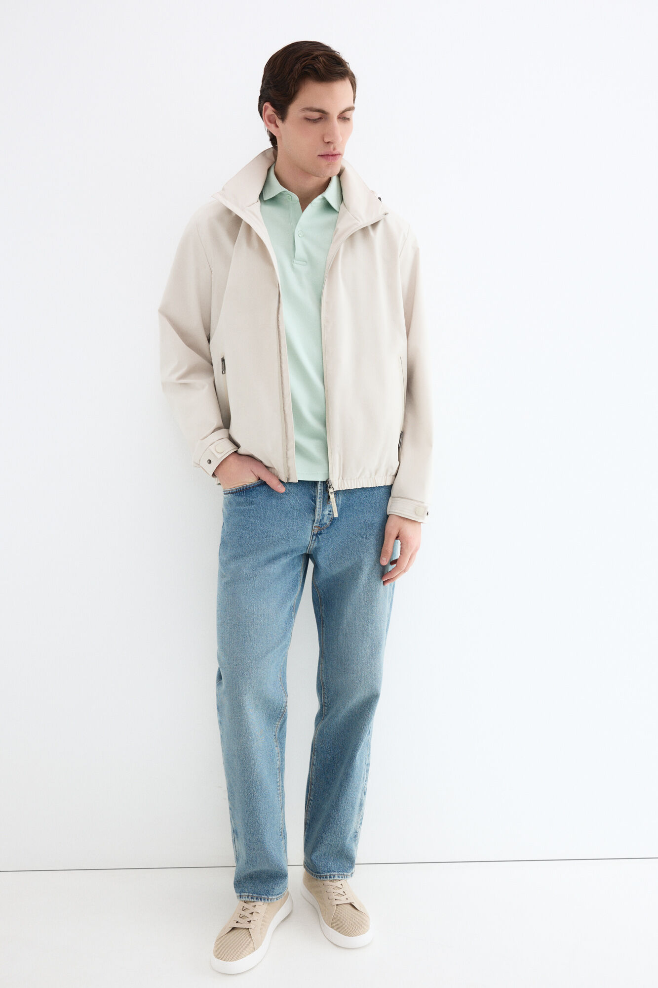 Pedro del Hierro Mercerized polo shirt