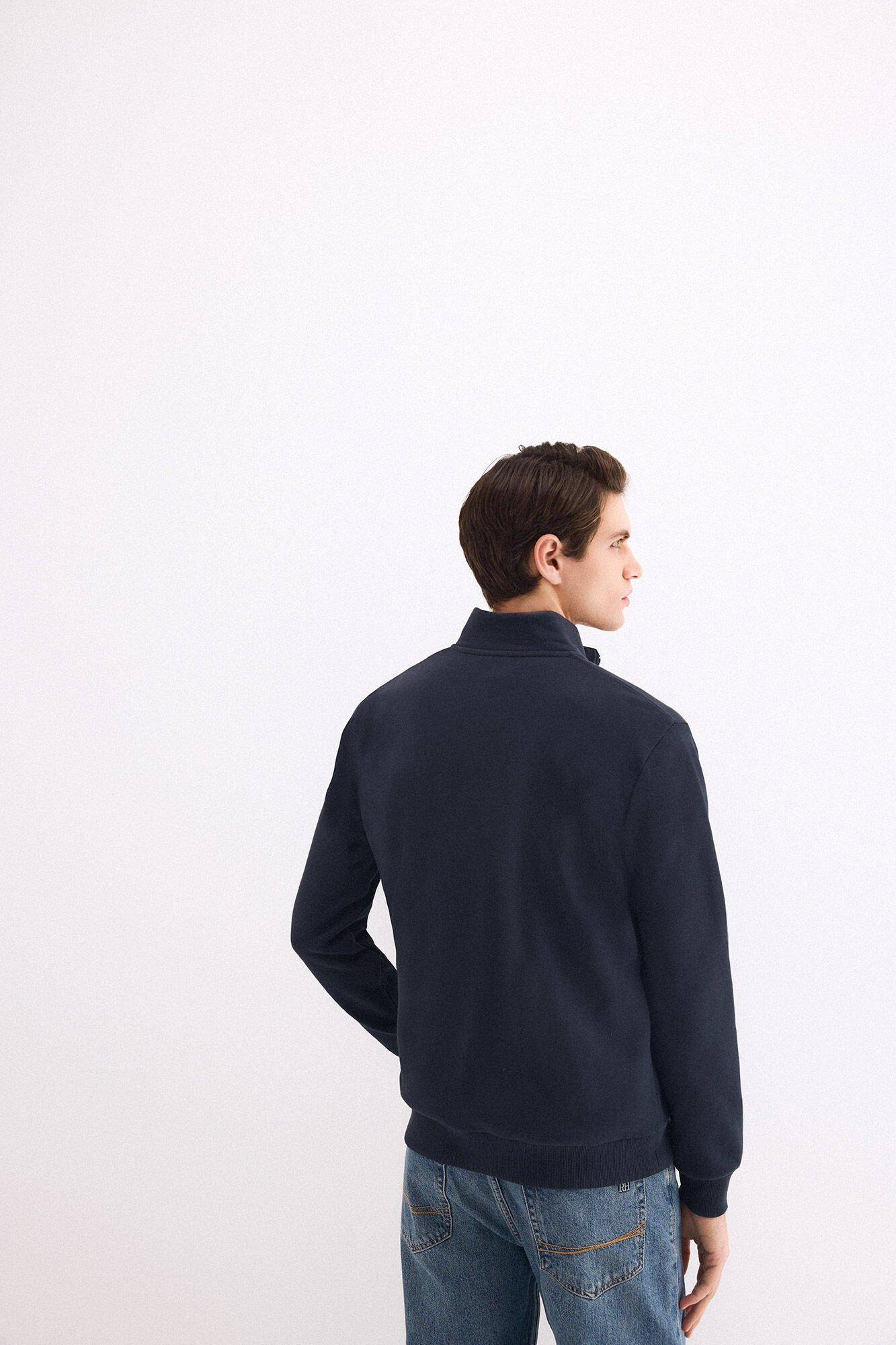 Pedro del Hierro Logo cardigan Blue