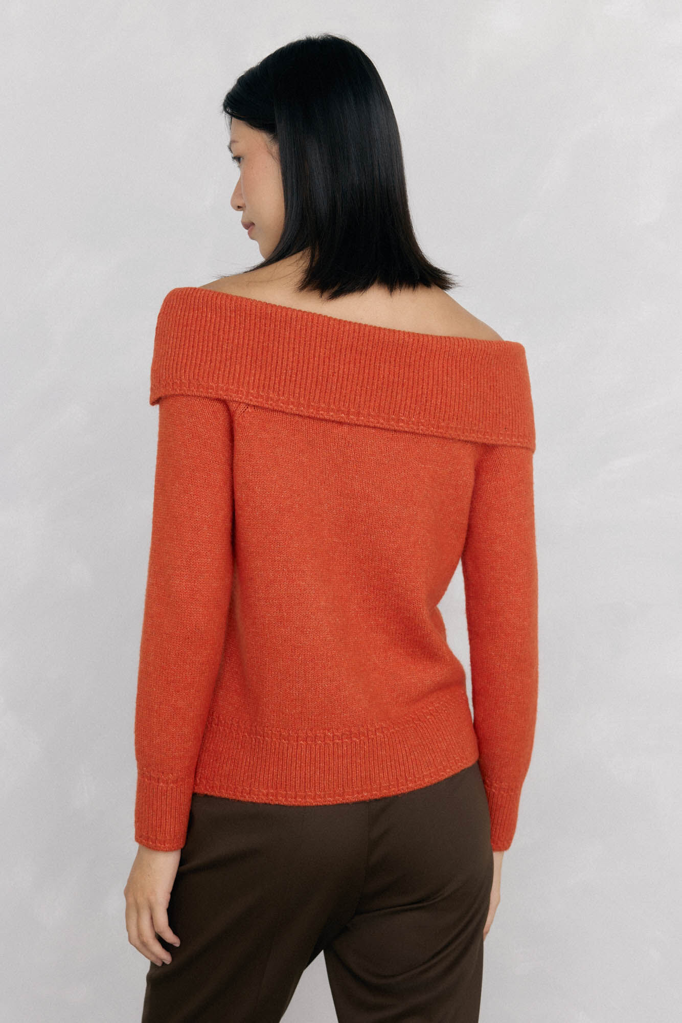 Pedro del Hierro Su&eacute;ter com gola redonda Laranja