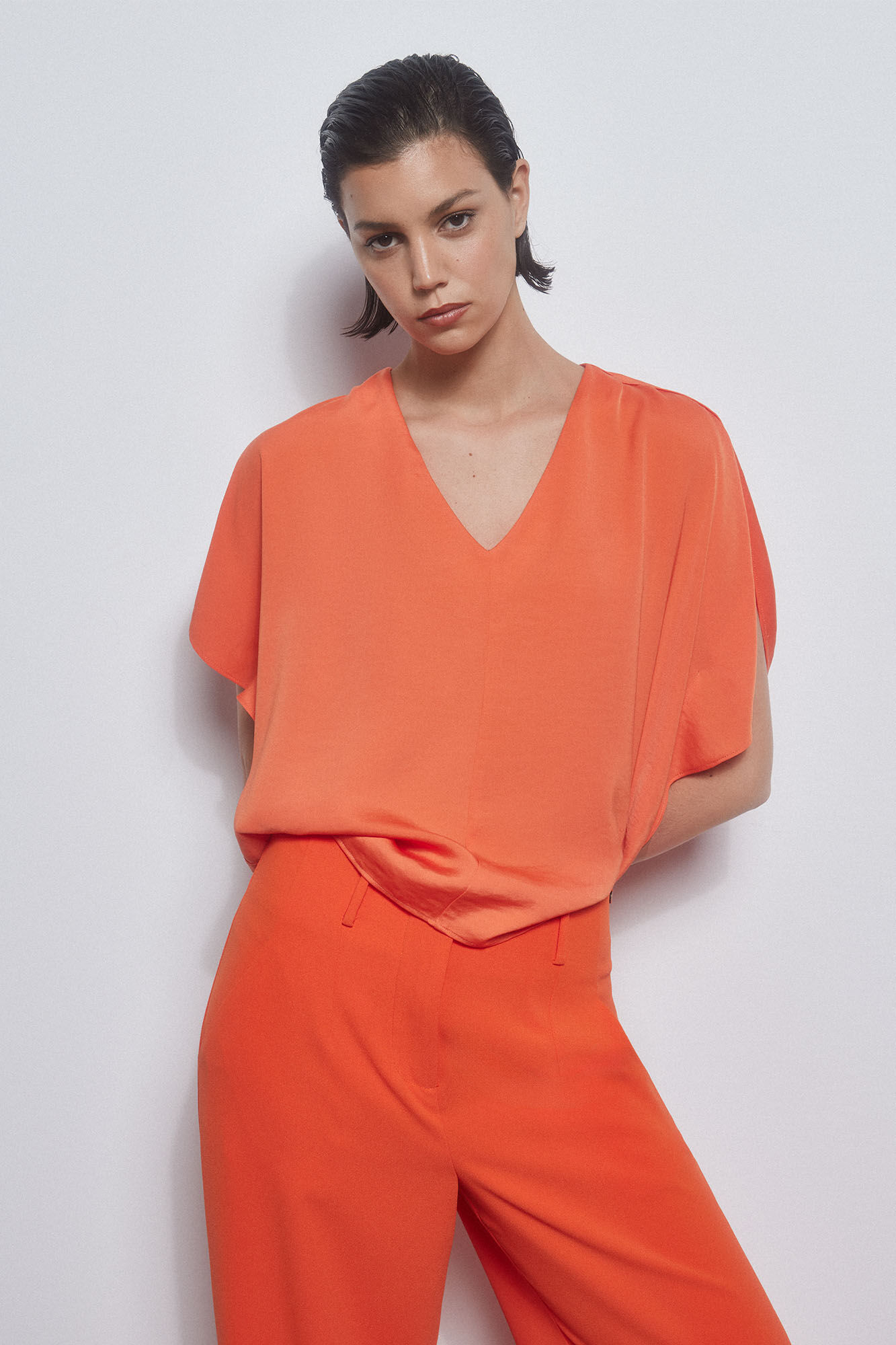 Pedro del Hierro Fluid blouse Orange
