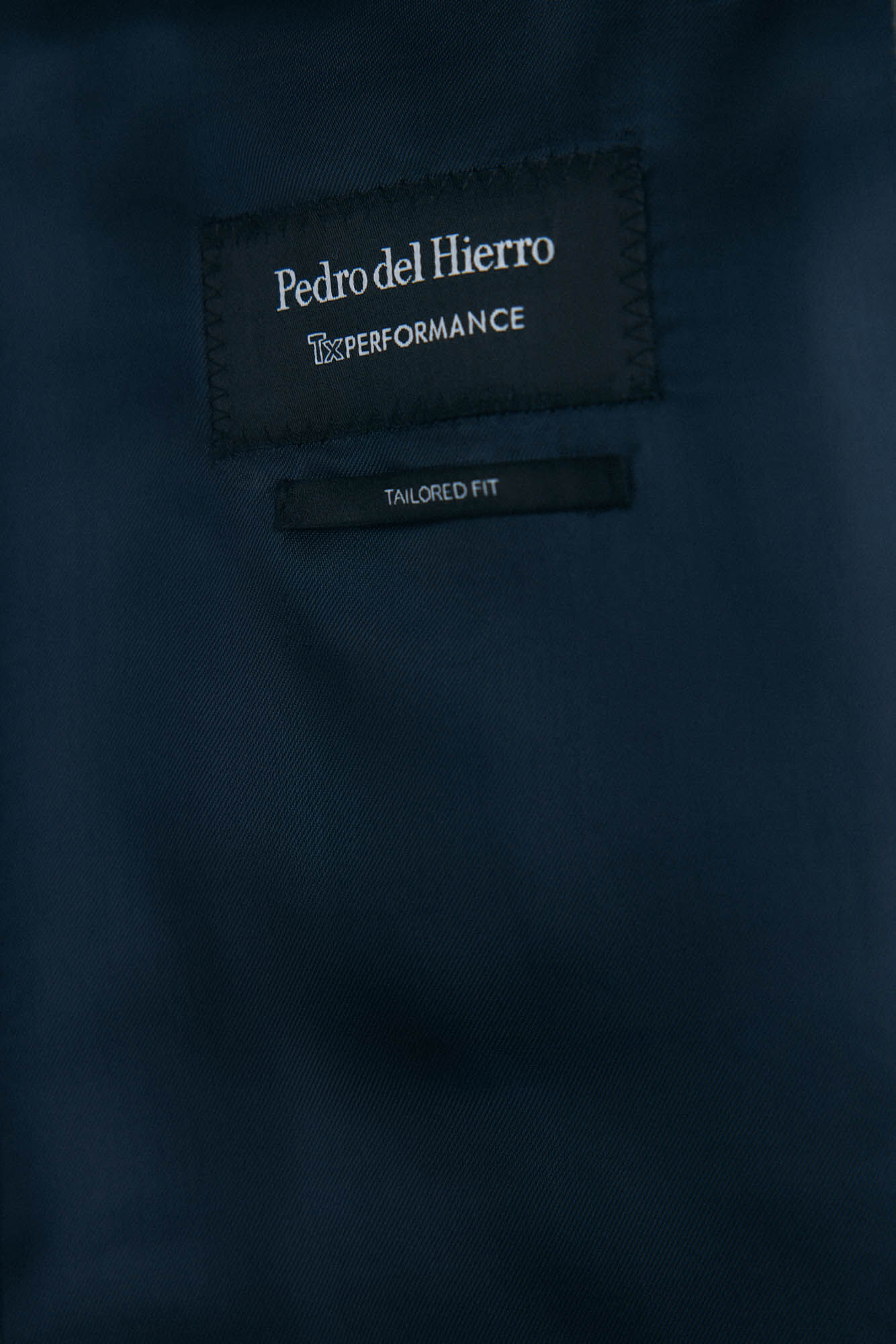 Pedro del Hierro Smooth tailored bi-stretch blazer Grey